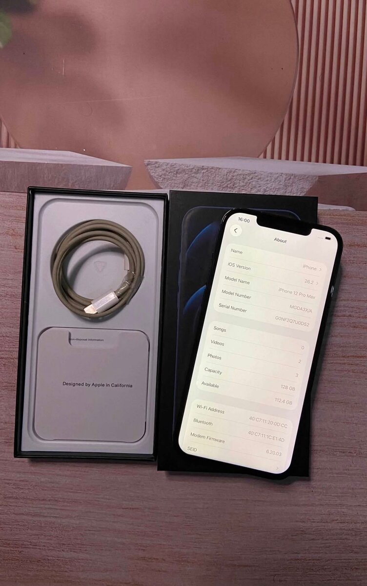 iPhone 12 Pro Max 128GB Bleu