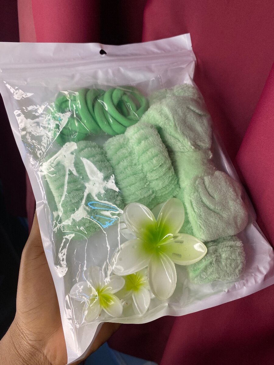 Lot de Bandeaux Douche en Peluche