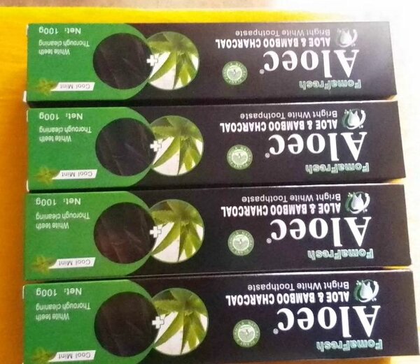 Dentifrice Aloe & Charbon de Bambou