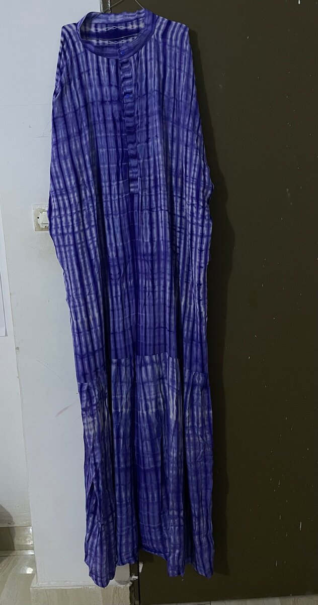 Robe Maxi Longue Bleue Bohème