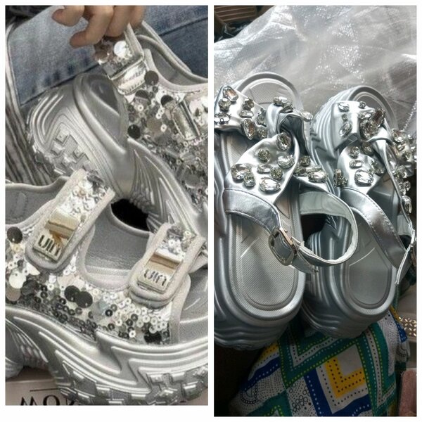 Sandales en cuir pour femmes