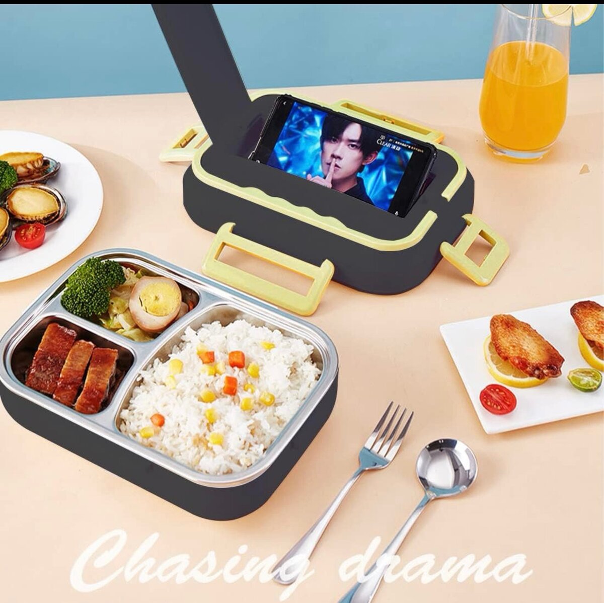 Boîte à lunch électrique auto-chauffante pour bureau et voit