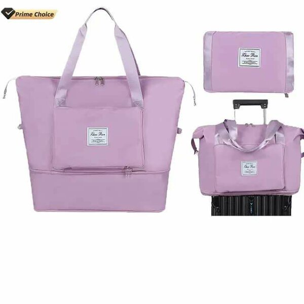 Sac de Voyage Pliable Rose