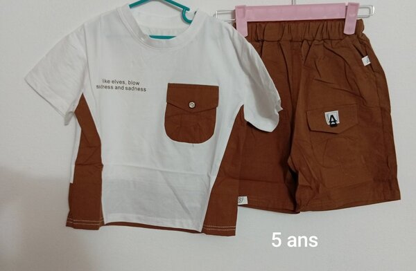 Ensemble garçon 5 ans été