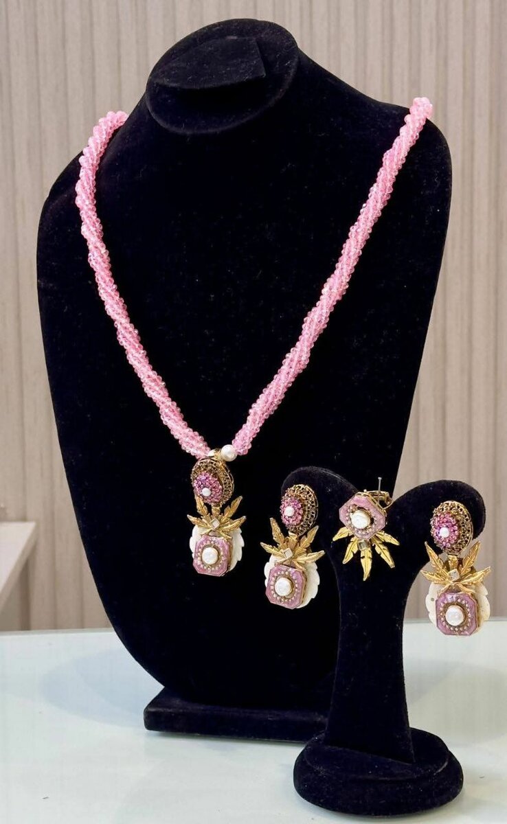Ladies wedding set Necklace earrings and ring