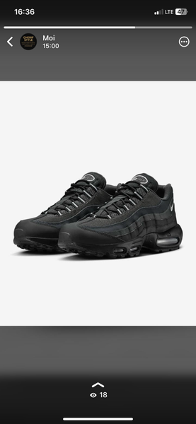 Baskets noires homme élégantes