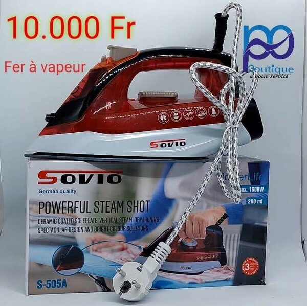 Fer à repasser de marque sovio