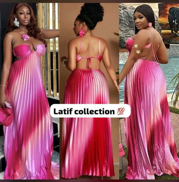 Robe Été Longue Plissée