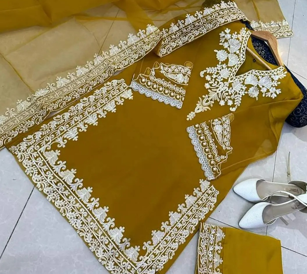 *MANNAT ORGANZA 3Pc*