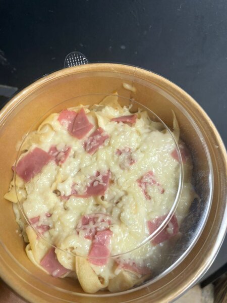 Fettuccinecrêpe jambonfromage