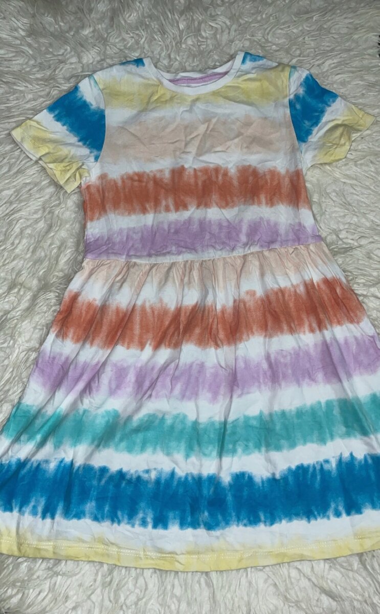 Robe d'été colorée pour filles