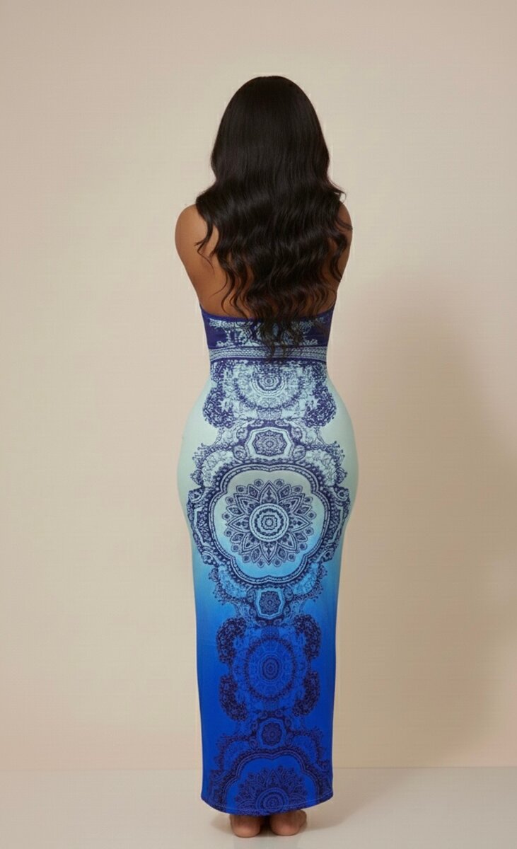 Robe longue élégante bohème