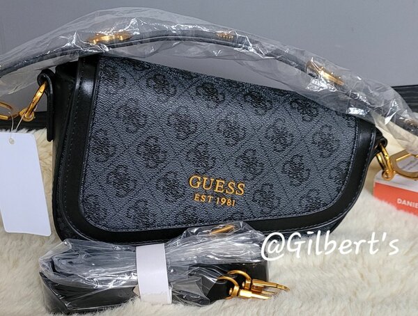 Gray handbag