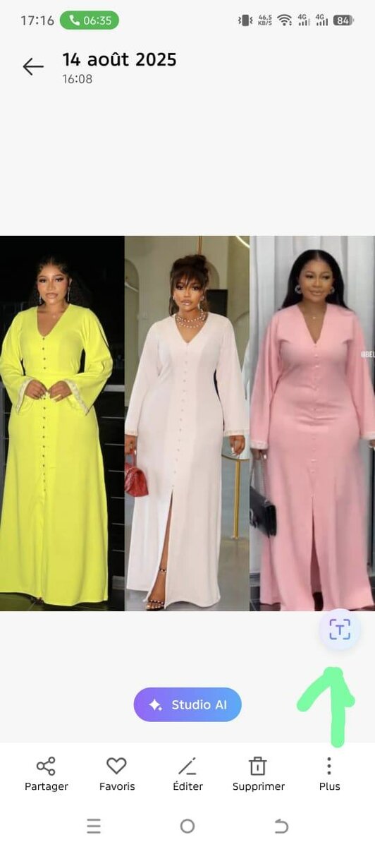 Robe élégante femme