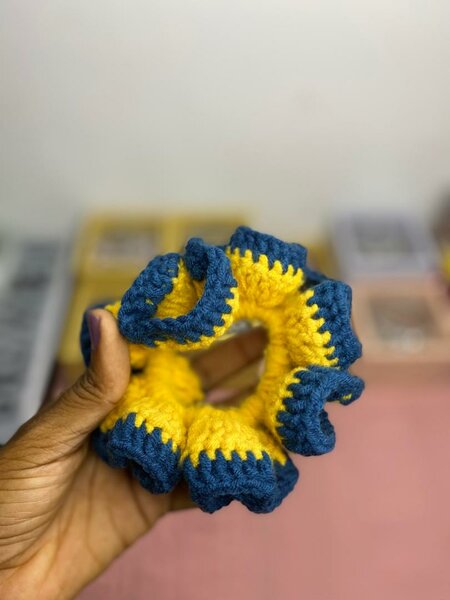 Chouchou en laine fait main