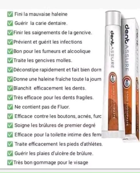 Dentifrice Gano dentASSURE