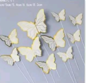 Artificial Butterflies for decorating cakes