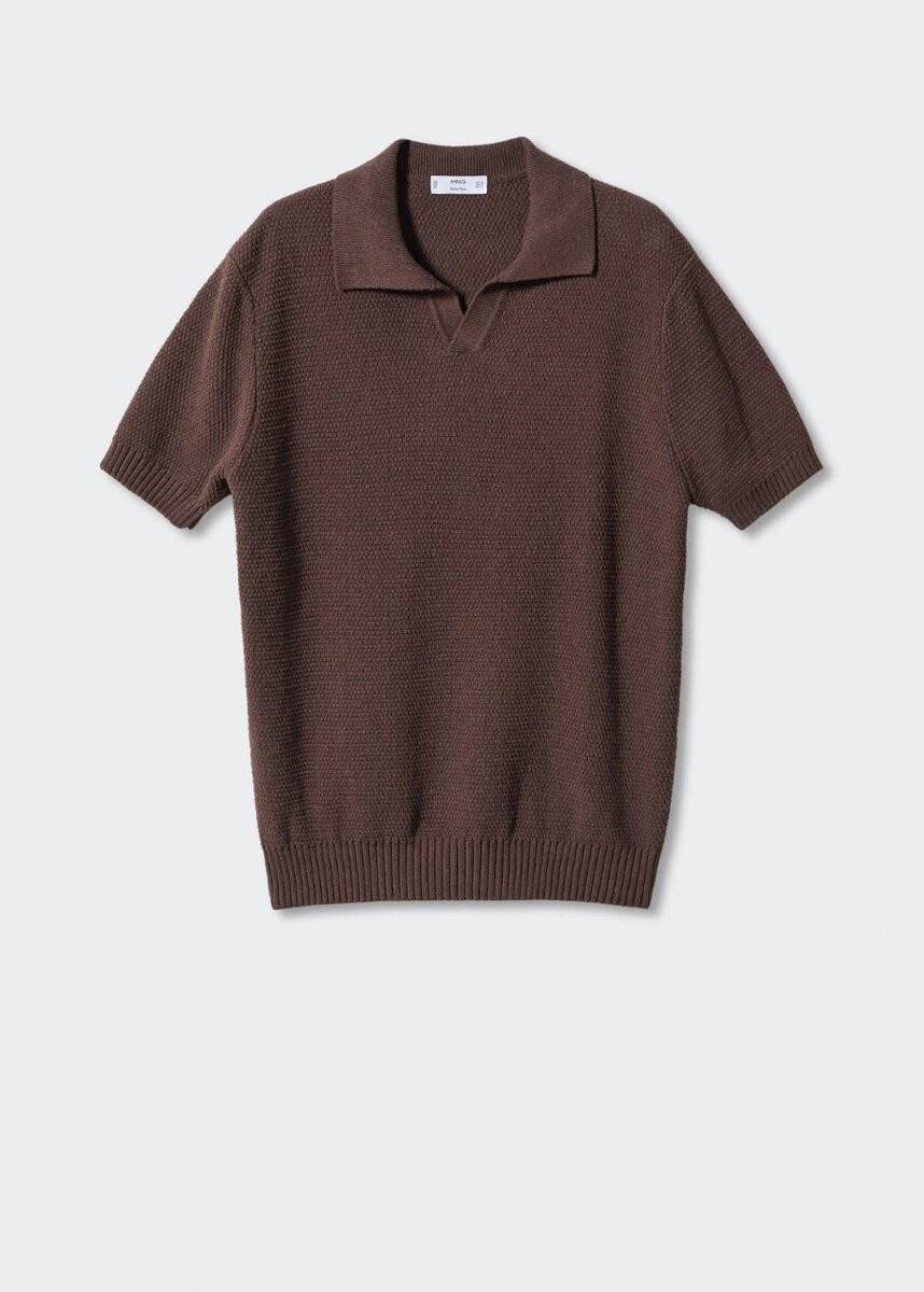 Polo homme en tricot chic