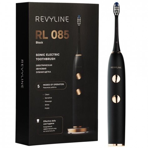 Электрическая звуковая зубная щётка Revyline RL 085