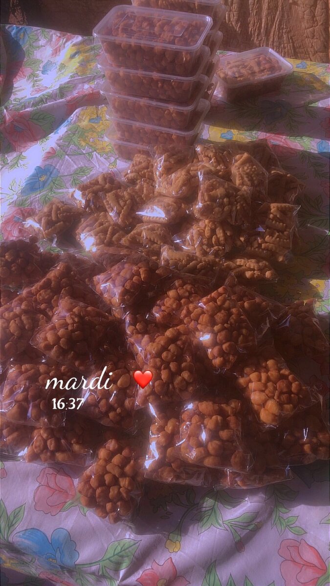 Snacks croquants assortis