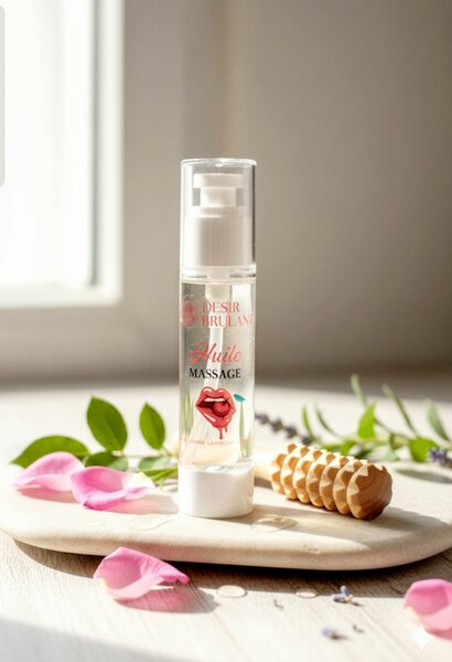 Huile de massage sensuelle