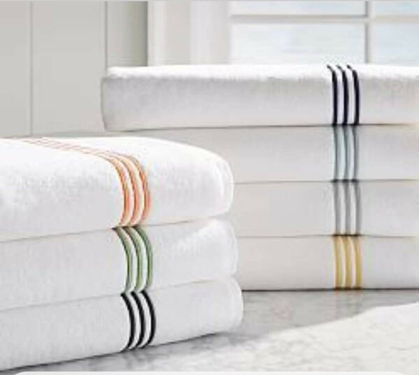 Serviettes de bain en coton doux