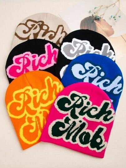 Bonnet "Rich Mob" coloré