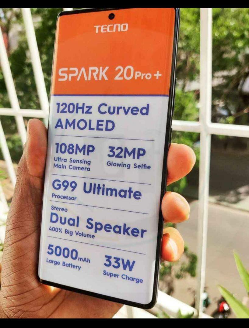 Tecno spark 20 pro plus