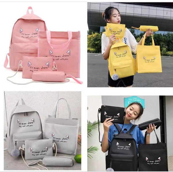 Ensemble sac à dos 4 pièces