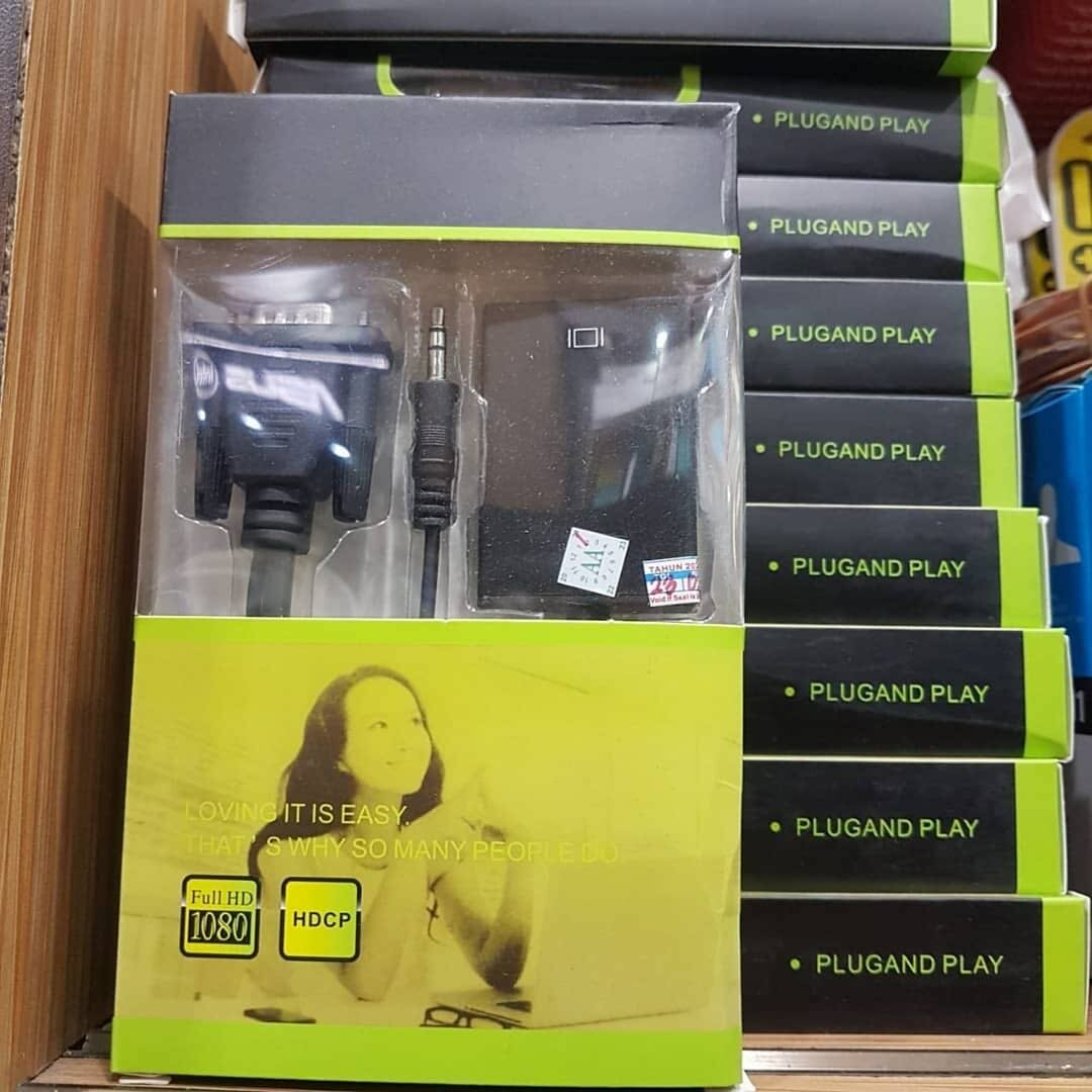 Adaptateur VGA vers HDMI et sortie audio