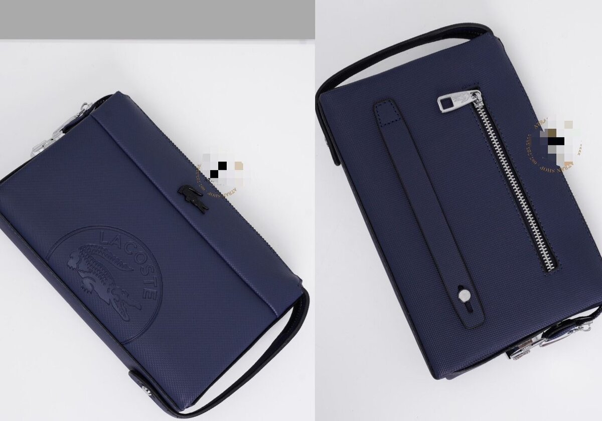 Pochette élégante en cuir