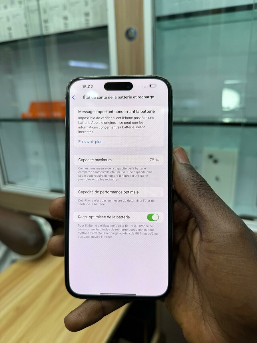 iPhone 14pro Max 128Go  messag