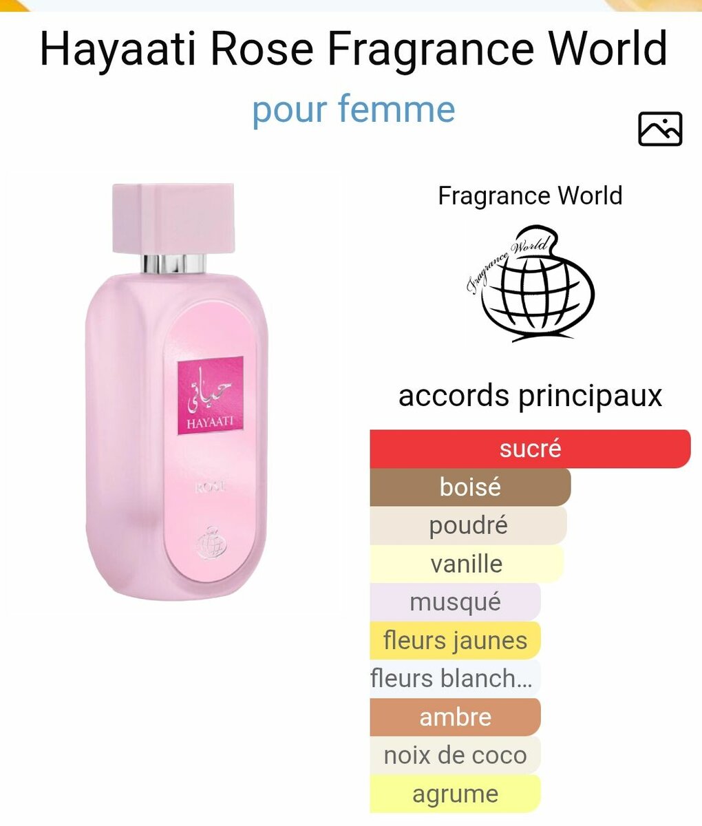 Hayaati Rose Parfum Femme