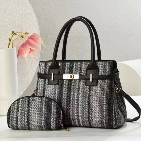 Magnifique sac à main à rayure