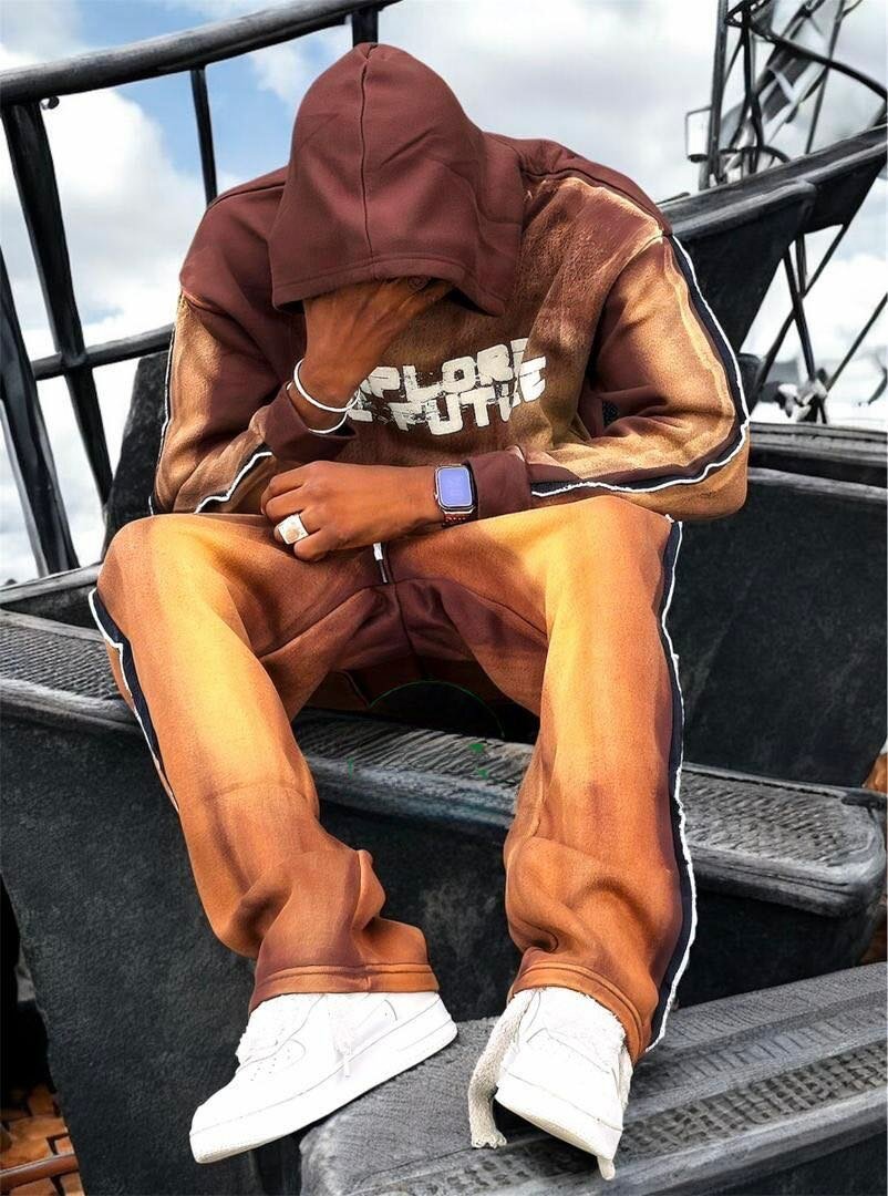 Ensemble décontracté à capuche tendance