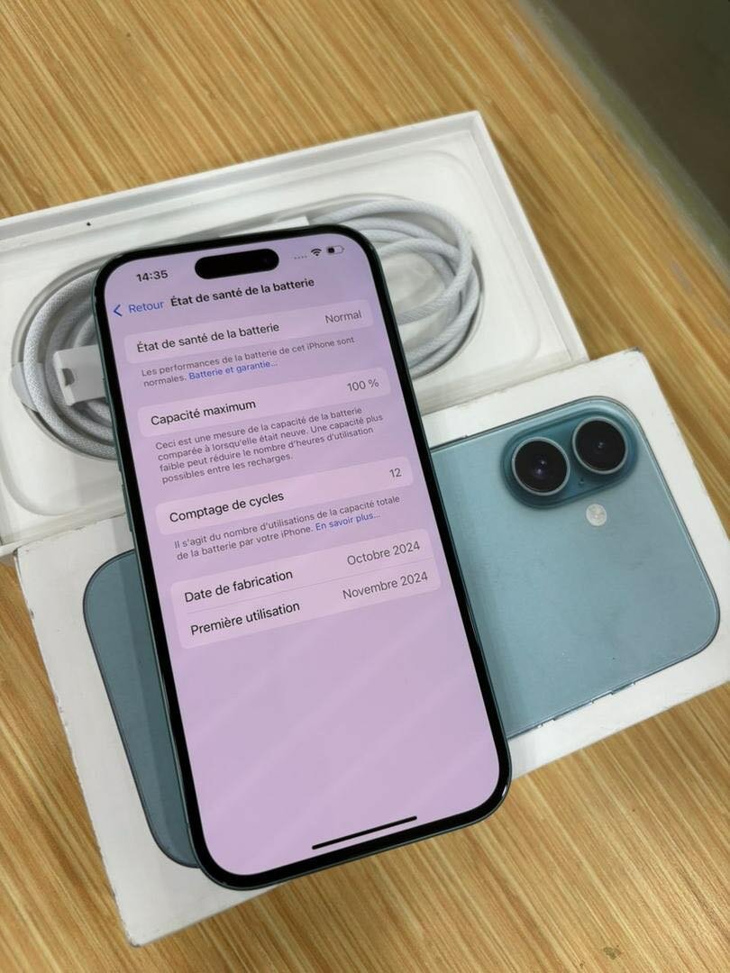 iphone 16 128giga état super