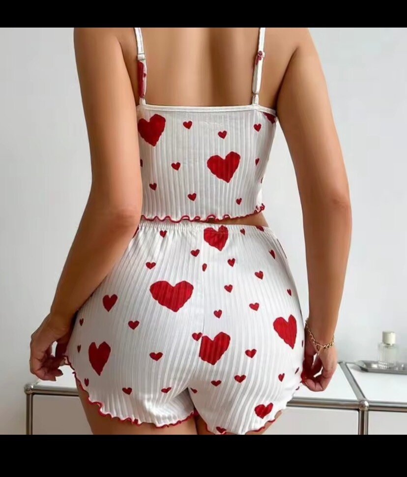 Pyjama Femme Coeurs Amour
