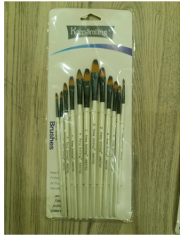 Keep smiling Flat Paint brush 12 PCs set