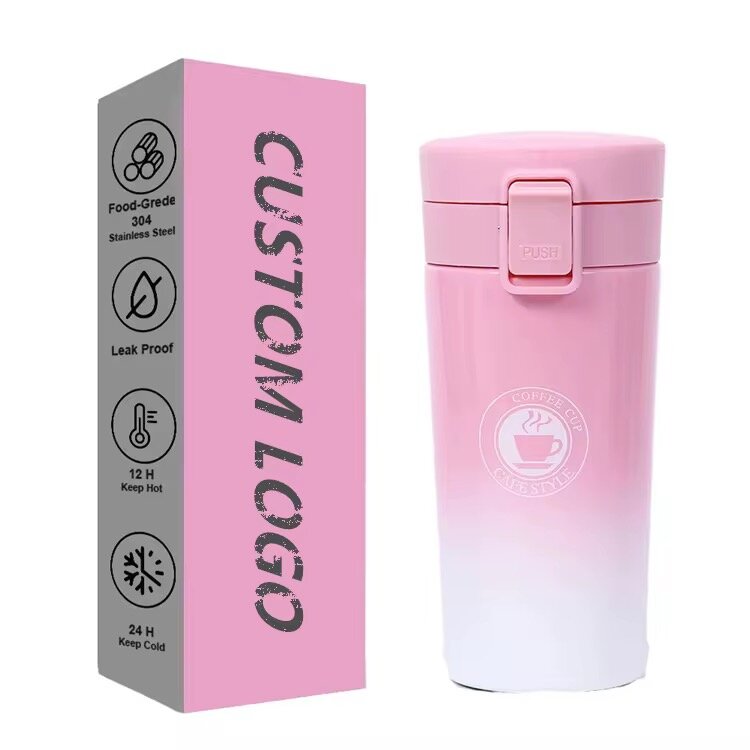 Thermos en acier inoxydable coloré