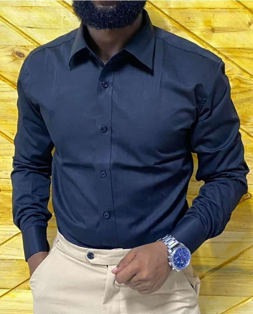 Mens plain smart shirts