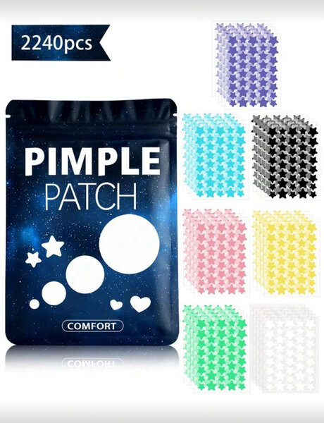 Patchs anti-boutons colorés