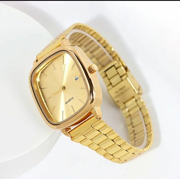 Montre-bracelet élégante en acier inoxydable