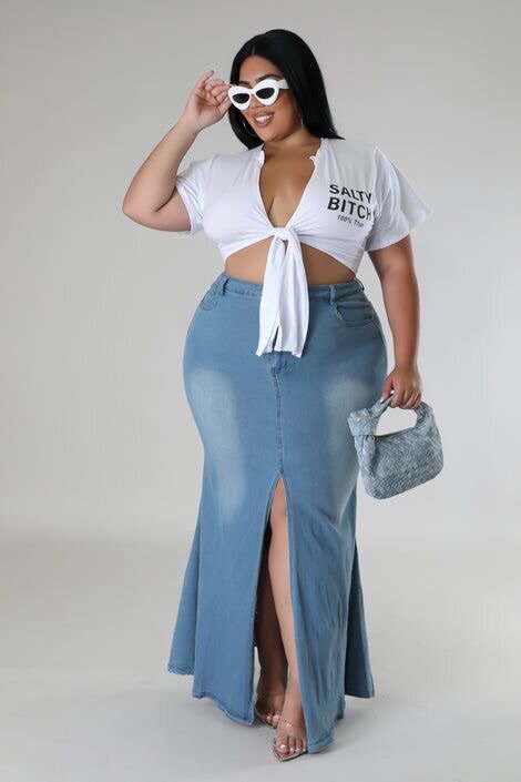 Pantalon et jupe de gros femme