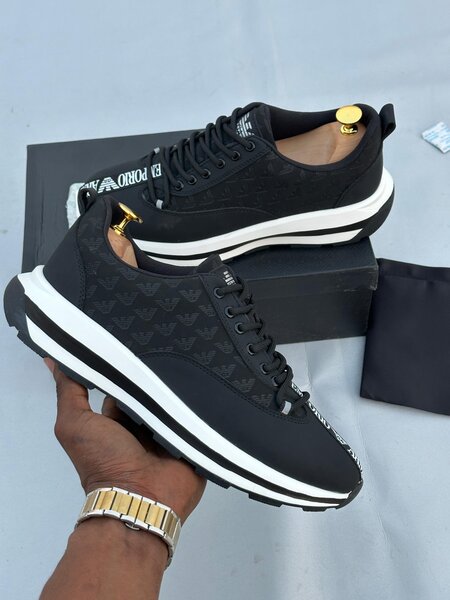 Baskets Noires Homme Élite