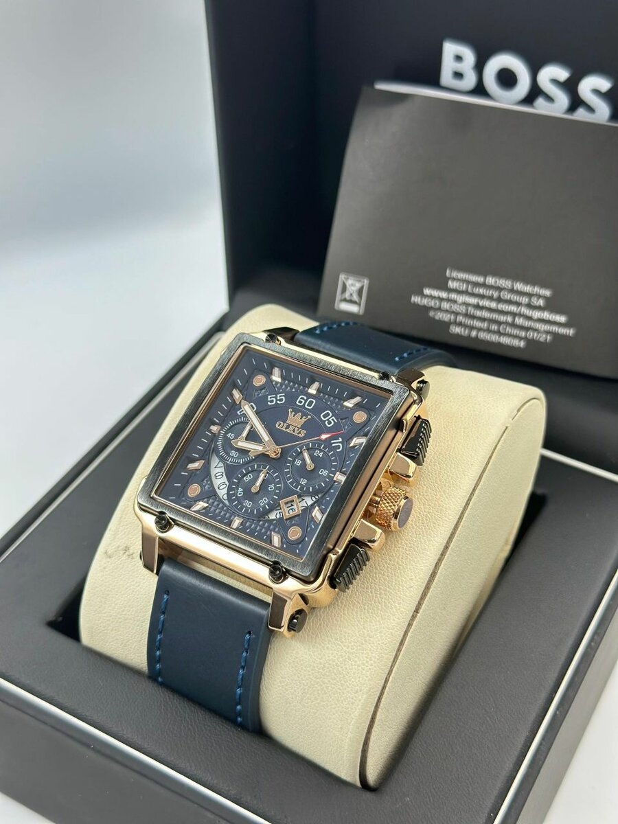 Montre Homme Carrée Élégante