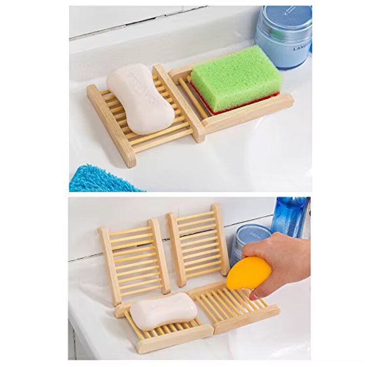 Porte-savon en bambou écologique