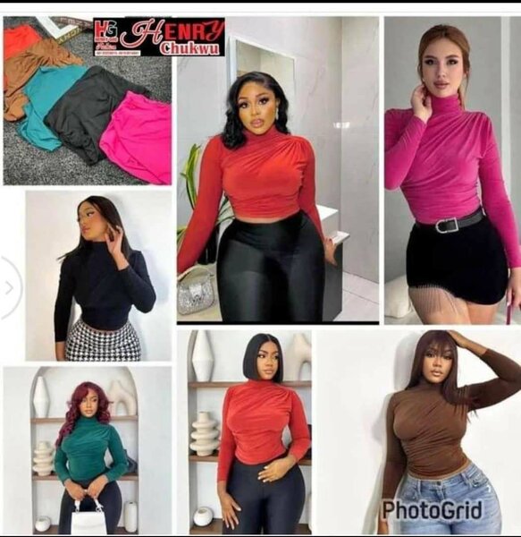 Long sleeved ruched top(S,M,L,XL)