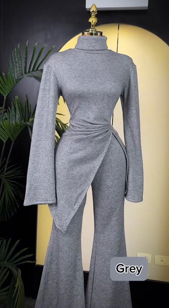 Ensemble élégant plissé pour femme