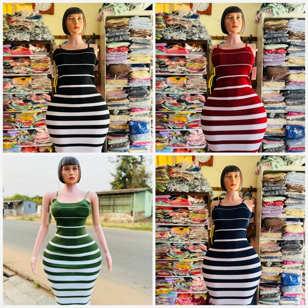 Ladies long bodycon dress