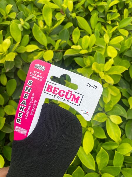 Chaussettes Sneaker Noires Confort